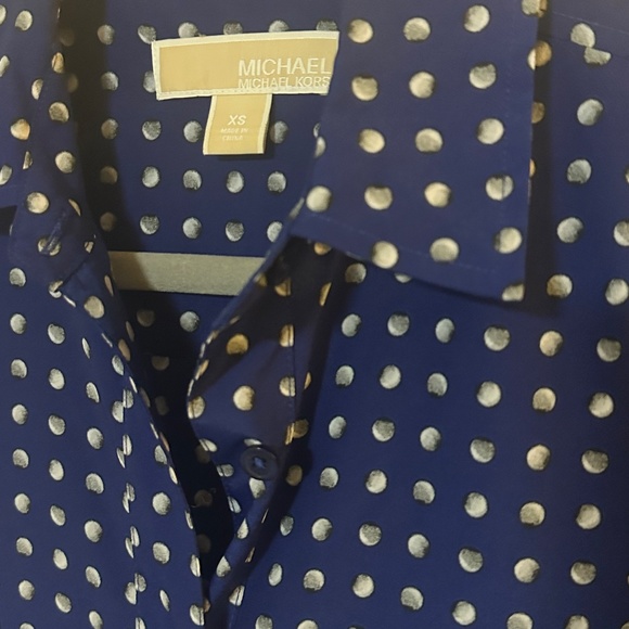 Michael Kors - Geometric Button-Up Dress Shirt | Size XS - Picture 2 of 4